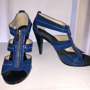 Blue Michael Kors Heels